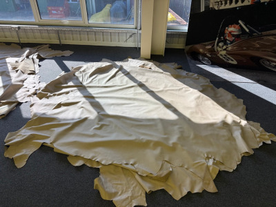 5 x Tan Soft Leather Full Hides.