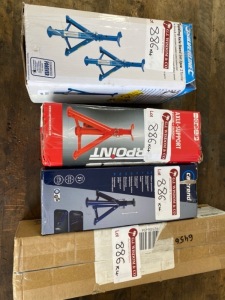 4 x Boxed Axle Stands (As Viewed/Pictured)
