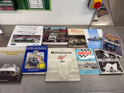 11 x Hard & Paperback Motoring Related Books.