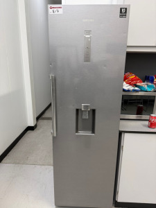 Samsung Upright Fridge with Easy Access Dispenser, Model RR39M77340SA. Size H184 x W58 x D69cm.