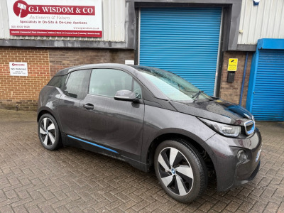 HT13 BMW: (2014) BMW I3, Electric 3 Door Hatchback in Grey. 1 Speed Auto Electric. Mileage 26,417. MOT Expires 25th March 2026. Comes with 2 x Keys, V5C Logbook, 2 x Charge Leads, Owners Manual & History of Services & MOT.