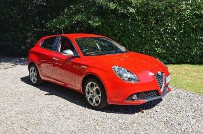 GF67 MUB: (2017) Alfa Romeo Giulietta Multiair Super Turbo Charged, 5 Door Hatchback in Red with Tan Leather Interior. Manual 6 Gears, Petrol, 1368cc. Mileage Approx 102,397. MOT Expires 5th July 2025. Comes with 1 x Keys & V5C Logbook. NOTE: recent