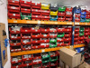 Approx 175 x Assorted Coloured Bins (Fix Systems & Others) in Yellow, Blue & Red. NOTE: located London, E9, buyer to view & collect by appointment only and supply sufficient labour to dismantle and remove on collection.