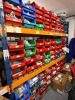 Approx 175 x Assorted Coloured Bins (Fix Systems & Others) in Yellow, Blue & Red. NOTE: located London, E9, buyer to view & collect by appointment only and supply sufficient labour to dismantle and remove on collection. - 2