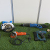 4 x Assorted Electric Hand Tools to Include: 1 x Wickes Reciprocating Saw, 1 x Black & Decker 115m Angle Grinder, 1 x Neu Master Nail Gun & 1 x Silverline Skill Saw.