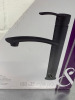 2 x Cooke & Lewis Tolmer New/Boxed Single Lever Black Kitchen Mixer Tap. - 3