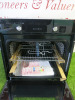 Cooke & Lewis 3000w Stainless Steel Integrated Multifunction Oven, Model CLMFBLa, DOM 11/2023. Comes with Rack Supports & 1 x Tray. - 2