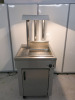 Archway Heated Electric Chip Scuttle with Storage, Model CS1/E. Size H157 x W64 x D71cm.