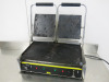 Buffalo Twin Contact Grill. Model GJ456. NOTE: missing left hand dial.