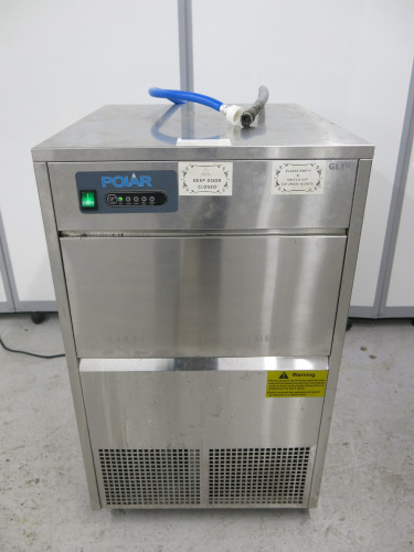 Polar G Series Under Counter Ice Machine, Model GL192-03, S/N 5133575. Size H83 x W50 x D60cm.