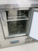 Polar G Series Refrigerated Pizza & Salad Prep Counter, Model G605, S/N 6034399. Size H100 x W137 x D70cm. - 4