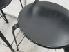 4 x Lapalma Stil Barstool in Black Powder Coated Metal. Size H98cm. - 5