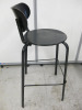4 x Lapalma Stil Barstool in Black Powder Coated Metal. Size H98cm. - 8