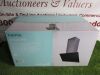 20 x Boxed/New GoodHome Bamia Glass Angled Cooker Hoods, Model GHAGRO90. - 4