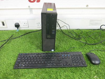 Dell Optiplex 3070 Desktop PC, Running Windows 10 Pro, Intel Core i5-9500 CPU @ 3.00Ghz, 8.00GB RAM, 236GB Storage. Comes with Keyboard & Mouse.