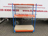 RapidRacking Shelf Trolley in Blue & Orange with 5 x Chipboard Decks, Size H170 x W122 x D61cm.