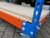 RapidRacking Shelf Trolley in Blue & Orange with 5 x Chipboard Decks, Size H170 x W122 x D61cm. - 3