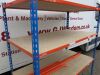 RapidRacking Shelf Trolley in Blue & Orange with 5 x Chipboard Decks, Size H170 x W122 x D61cm. - 5