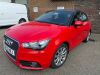 GF12 HRJ: Audi A1 Sport TFSI S-A, 5 Door Hatchback in Red. Petrol, Automatic, 1390cc. Mileage 58,145. MOT Expires 3rd March 2026. ULEZ Compliant. Comes with V5C Logbook, 2 x Keys & Full Service History. NOTE: vehicle sold with zero buyers premium or VAT - 3