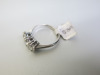 18ct White Gold, Diamond Ring with 3 x Set Equal Size Diamonds in Box. Ring Size K-L. RRP &pound;5395. - 4