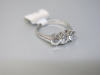 18ct White Gold, Diamond Ring with 3 x Set Equal Size Diamonds in Box. Ring Size K-L. RRP &pound;5395. - 5