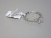 18ct White Gold, Diamond Ring with SS Princes Cut Diamond Centre (0.54ct) with Diamond Chip Shoulders in Box. Ring Size J-K. RRP &pound;4775. - 5