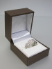 18ct White Gold, Diamond Flower Band (0.32ct G VS) in Box. Ring Size N. RRP &pound;2660.