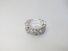 18ct White Gold, Diamond Flower Band (0.32ct G VS) in Box. Ring Size N. RRP &pound;2660. - 2