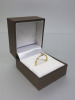 18ct Gold, Diamond Ring (0.31ct) with Diamond Chip Twisted Shoulders in Box. Ring Size M. RRP &pound;2250.