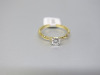18ct Gold, Diamond Ring (0.31ct) with Diamond Chip Twisted Shoulders in Box. Ring Size M. RRP &pound;2250. - 5