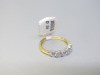 18ct Gold, Diamond Ring with 5 Equal Set Diamonds (0.58ct) in Box. Ring Size L. RRP &pound;2095. - 2