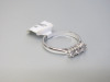 18ct White Gold, Diamond Ring with 3 Equals Set Diamonds (0.46ct) in Box. Ring Size M. RRP &pound;2175. - 2