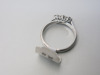 18ct White Gold, Diamond Ring with 3 Equals Set Diamonds (0.46ct) in Box. Ring Size M. RRP &pound;2175. - 5