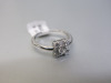 18ct White Gold, Diamond Ring with Round Centre & 4 x Corner Stones with 4 x Baguettes to Sides (0.44ct) in Box. Ring Size L. RRP &pound;2100. - 3