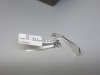 Pair of 18ct White Gold Earrings with Diamond Cluster Drop (0.44ct) in Box. RRP &pound;1525. - 4