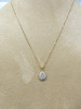 18ct Gold Necklace with Pear Shaped Brilliant Cut Diamond Pendant with Diamond Surround & 18ct Gold 16" Chain. RRP &pound;2123. - 2