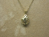 18ct Gold Necklace with Pear Shaped Brilliant Cut Diamond Pendant with Diamond Surround & 18ct Gold 16" Chain. RRP &pound;2123. - 4