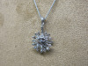 18ct White Gold Ruby & Diamond (0.79ct) Fancy Pendant with 9ct White Gold Chain. RRP &pound;1875. - 3