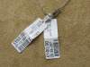 18ct White Gold Necklace with Diamond (0.14ct) Set Key Pendant. RRP &pound;710. - 4