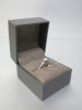 Platinum Solitaire Princess Cut Diamond Ring with Diamond Shoulders (0.35ct). Ring Size i. RRP &pound;1995.
