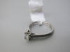 Platinum Solitaire Princess Cut Diamond Ring with Diamond Shoulders (0.35ct). Ring Size i. RRP &pound;1995. - 2