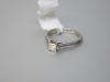 Platinum Solitaire Princess Cut Diamond Ring with Diamond Shoulders (0.35ct). Ring Size i. RRP &pound;1995. - 3