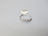 18ct White Gold, 3 Stone Round Diamond Ring. Ring Size M. RRP Unknown. - 2