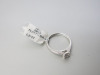 Platinum Solitaire Princess Cut Diamond Ring (0.31ct). Ring Size L-M. RRP &pound;1495. - 4