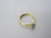 14ct Gold Solitaire Diamond Ring with White Gold Claw Setting. Ring Size K. RRP &pound;1200. - 3