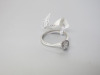 Platinum Diamond Oval Halo Cluster Ring (0.16ct). Ring Size L-M. RRP &pound;895. - 2
