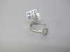Platinum Diamond Oval Halo Cluster Ring (0.16ct). Ring Size L-M. RRP &pound;895. - 3