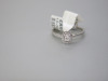 Platinum Diamond Oval Halo Cluster Ring (0.16ct). Ring Size L-M. RRP &pound;895. - 5