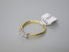 18ct Gold, 3 Stone Round Diamond Ring with White Gold Claw. Size L-M. RRP &pound;1325 - 3