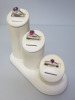 Collection of 3 x 18ct White Gold Ruby & Diamond Rings. Ring Sizes M. Total RRP &pound;4150. - 2